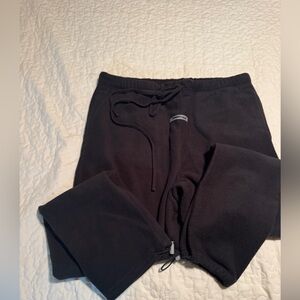 Essentials Fear of God Black Fleece Sweatpants size XXL like new